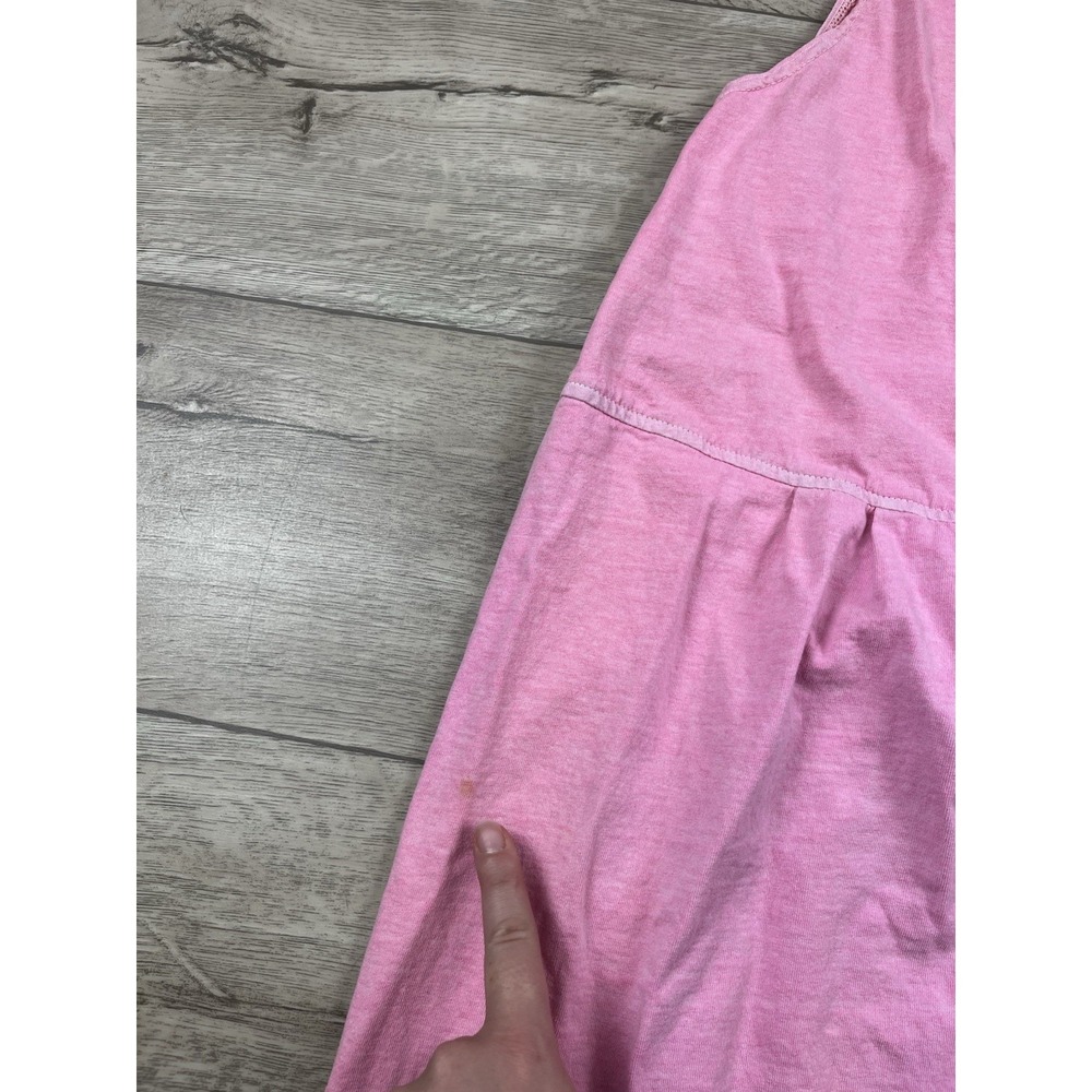 Vintage Fresh Produce Sleeveless Maxi Dress Size Large Pink Fish Graphic 90s - Picture 10 of 16